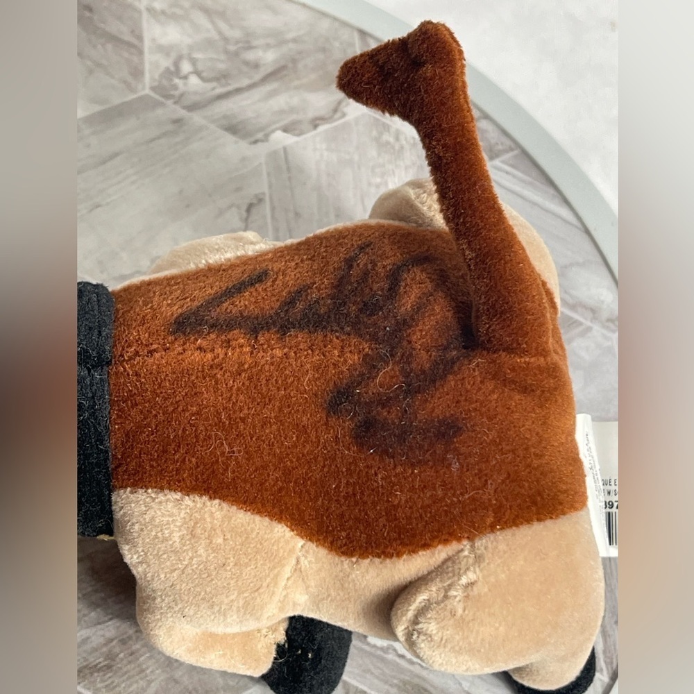 Disney Home on the Range Maggie Cow Plush 10” Tag Bean Bag No Sound Signed - Picture 9 of 9
